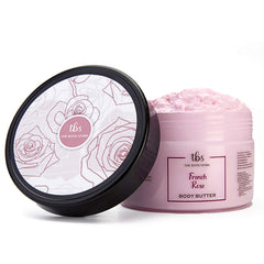The Bath Store French Rose Body Butter for Deep Moisturizing & Tan Removal, For All Skin Type – 200gm