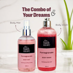 The Bath Store pomegranate body mist - perfect for gym bag