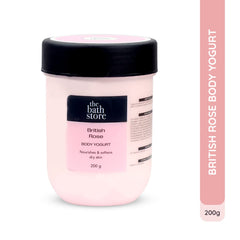 The Bath Store British Rose Body Yogurt - 200gm