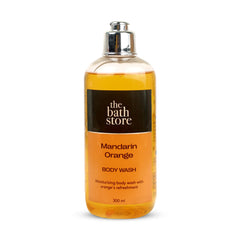 The Bath Store Mandarin Orange Body Wash - Deeply Cleansing | Nourishing Liquid Soap | Men and Women - 300ml