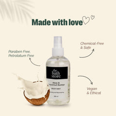 The Bath Store Aloe Butter & Coconut Butter Body Mist - Refreshing Fragrance (Women and Men) | Long-Lasting Scent - 200ml