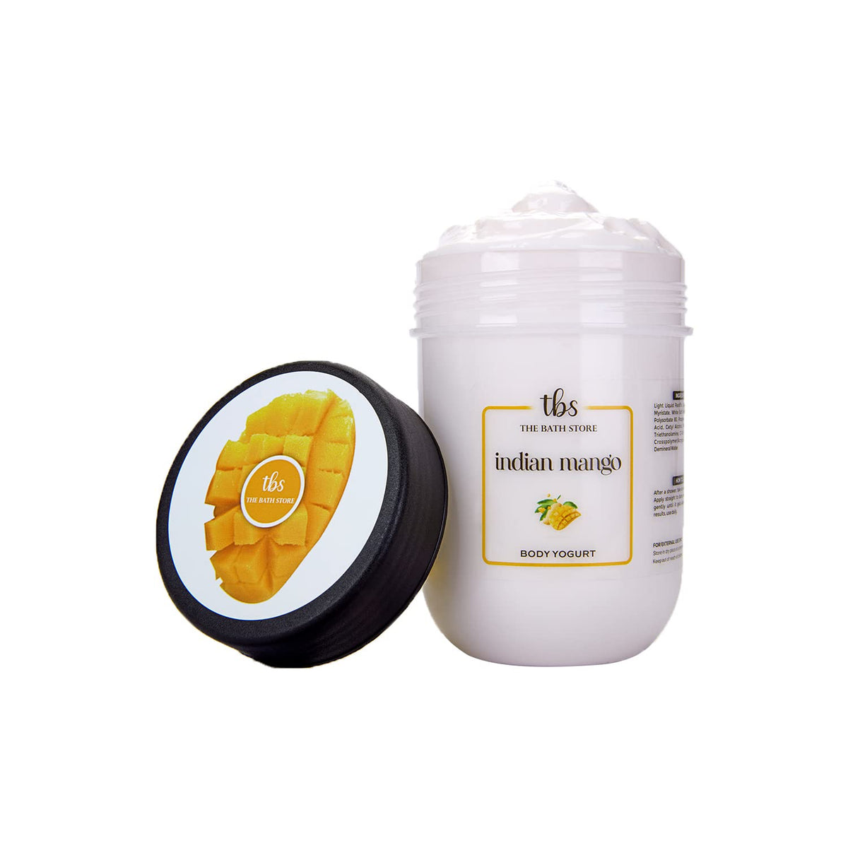 The Bath Store Mandarin Orange Body Yogurt for Soft and Supple Skin with Rich Ingredients for All Skin Type - 200gm