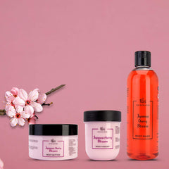 The Bath Store Japanese Cherry Blossom Body Yogurt for Soft and Supple Skin with Rich Ingredients for All Skin Type - 200gm