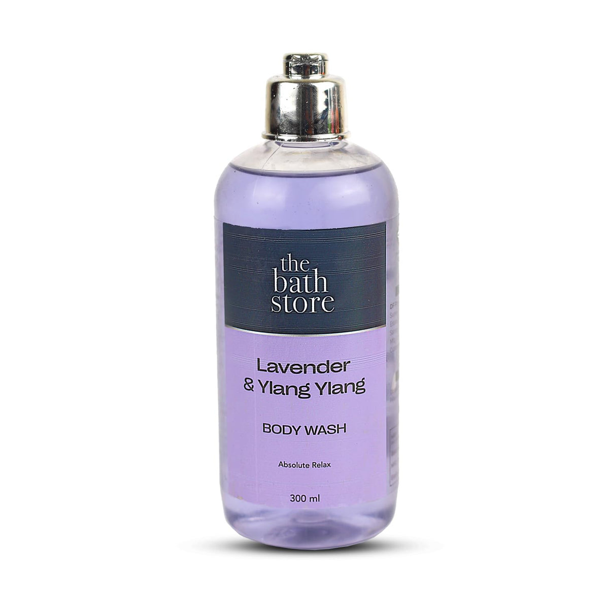 The Bath Store Lavender & Ylang Ylang Body Wash | Smooth & Moisturized Skin | Long Lasting Fragrance | Extra Foam | pH Balanced | Paraben Free & Cruelty Free - 300ml