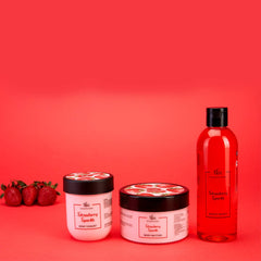 The Bath Store Strawberry Sparkle Body Yogurt for Soft and Supple Skin with Rich Ingredients for All Skin Type - 200 gm