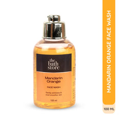 The Bath Store Mandarin Orange Face Wash - Gentle Exfoliation | Deep Cleansing - 100ml