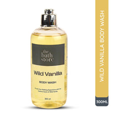 The Bath Store Wild Vanilla Body Wash - 300ml | Elevate Your Bathing Experience with the Sublime Scent of Wild Vanilla | | Cruelty free & Preservative Free | suitable all Skin Type