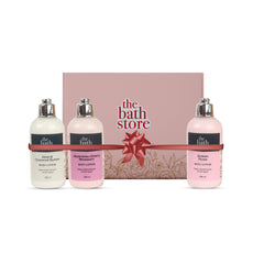 The Bath Store Body Lotion for Women & Men | Gift Set Pack of 3 | British Rose Body Lotion | Japanese Cherry Blossom Body Lotion | Aloe & Coconut Butter Body Lotion | Pure Coconut Milk,Natural - 200ml