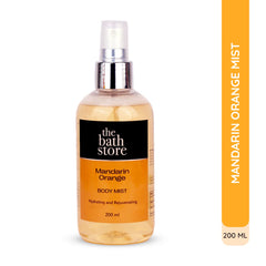 The Bath Store Mandarin Orange Body Mist - Refreshing Fragrance (Women and Men) | Long-Lasting Scent - 200ml