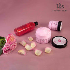 The Bath Store French Rose Combo (Body Butter 200gm + Body Wash 300ml + Body Yogurt 200gm)