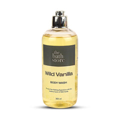 The Bath Store Wild Vanilla Body Wash - 300ml | Elevate Your Bathing Experience with the Sublime Scent of Wild Vanilla | | Cruelty free & Preservative Free | suitable all Skin Type