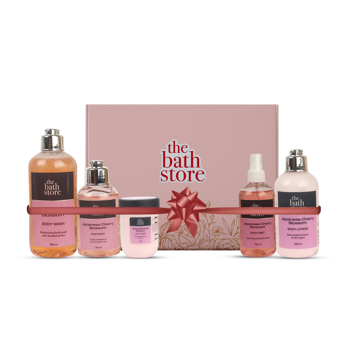 The Bath Store Shower Temptations Gift Set for Women & Men | Pamper Yourself with 5 – Piece in Pack | Best Fragrance of Japanese Cherry Blossom Range | Gift Set for Brother, Husband, Boyfriend