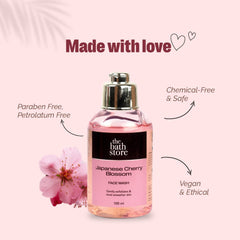 The Bath Store Pomegranate Face Wash | Face Wash for Women & Men | Improves Acne, Exfoliate Skin, Gentle Cleanser | Tan Removal Face Wash | Face Wash for Combination, Oily & Dry Skin | Deep Face Cleanser - 100 Ml