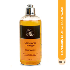 The Bath Store Mandarin Orange Body Wash - Deeply Cleansing | Nourishing Liquid Soap | Men and Women - 300ml