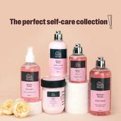 The Bath Store British Rose Face Wash - Gentle Exfoliation | Deep Cleansing - 100ml (Pack of 5)