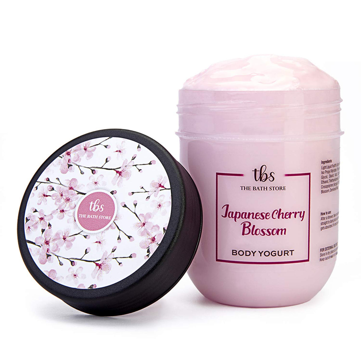 The Bath Store Japanese Cherry Blossom Body Yogurt for Soft and Supple Skin with Rich Ingredients for All Skin Type - 200gm