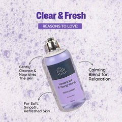 The Bath Store Lavender & Ylang Ylang Body Wash | Smooth & Moisturized Skin | Long Lasting Fragrance | Extra Foam | pH Balanced | Paraben Free & Cruelty Free - 300ml